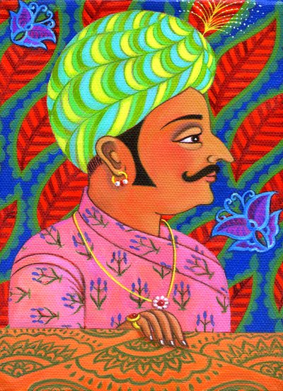 Maharaja with Butterflies, 2011 by Jane Tattersfield